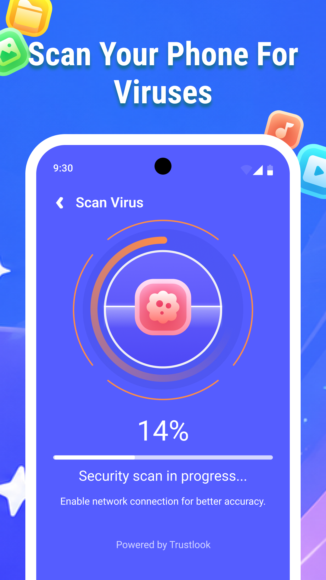 Scan your phone for viruses