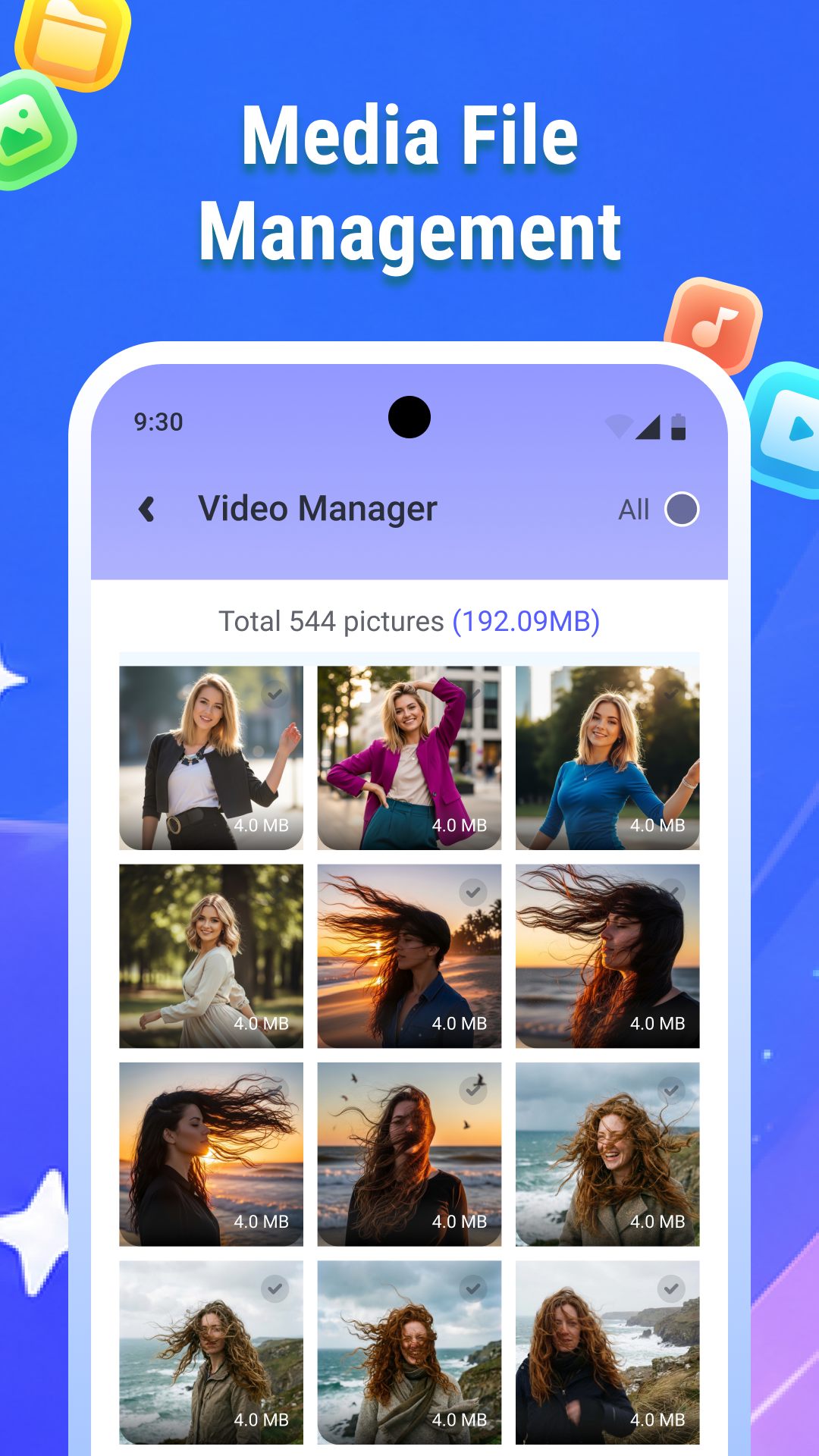 Media file management